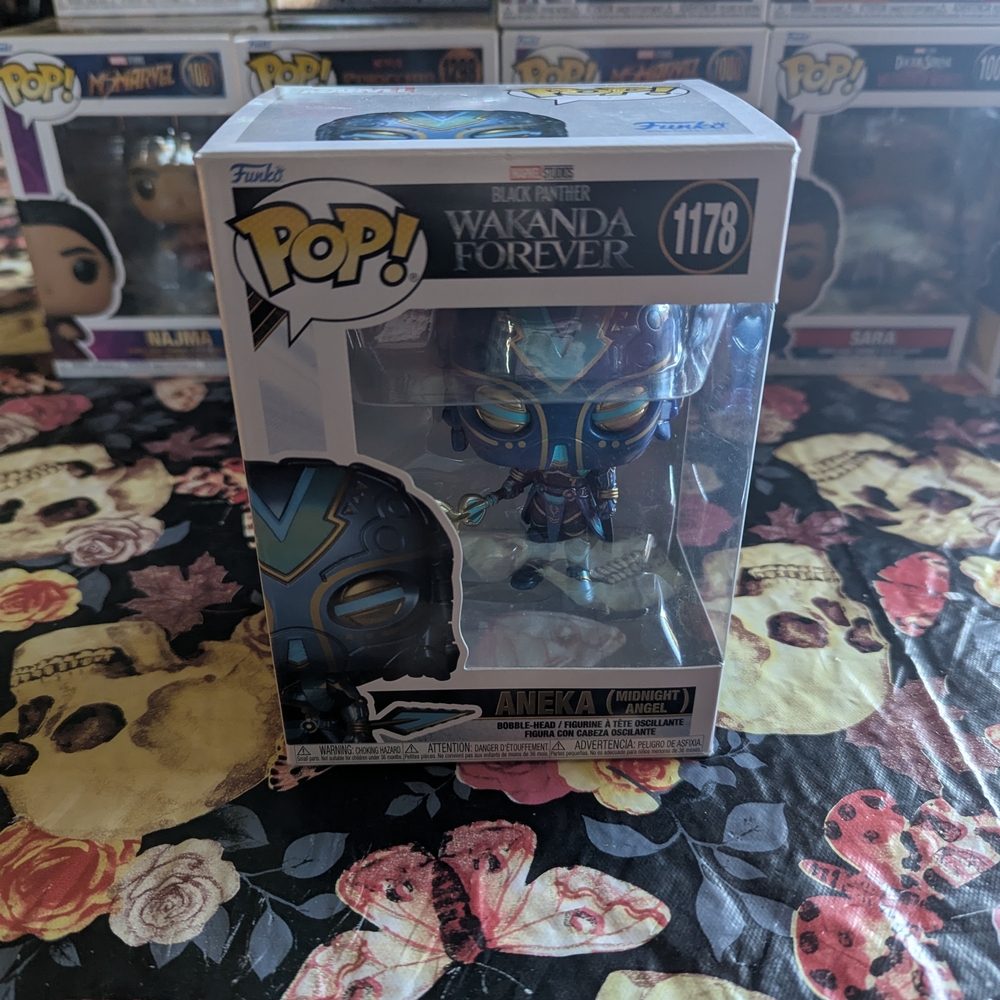 Funko Wakanda Forever Anekka Blue and Black Figure